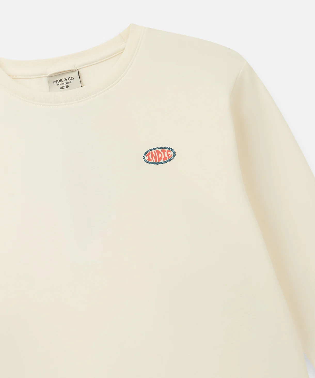 The Livingston L/s Tee - Cream - Image 3