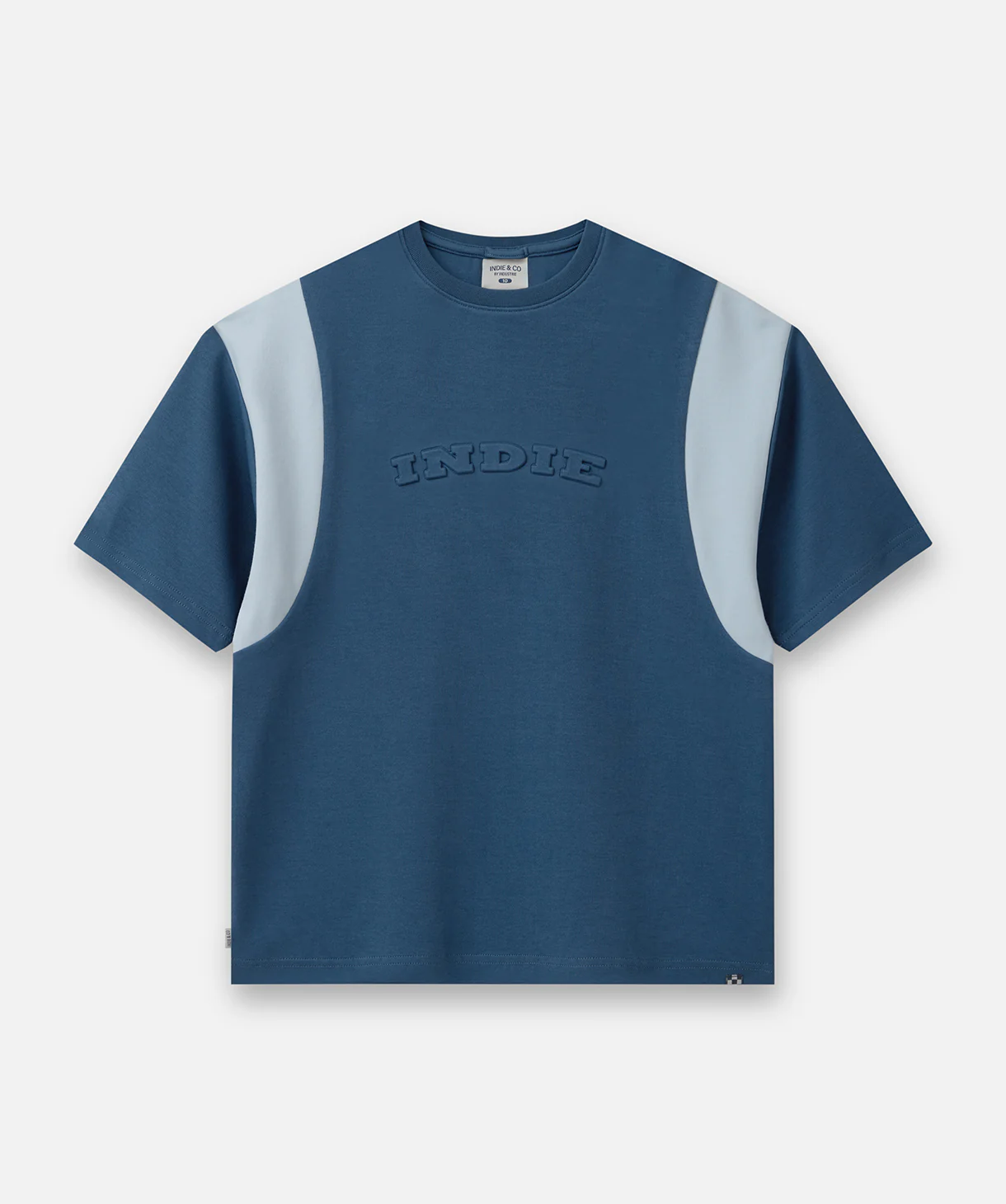 The Pier Embossed Tee - Wash Ocean