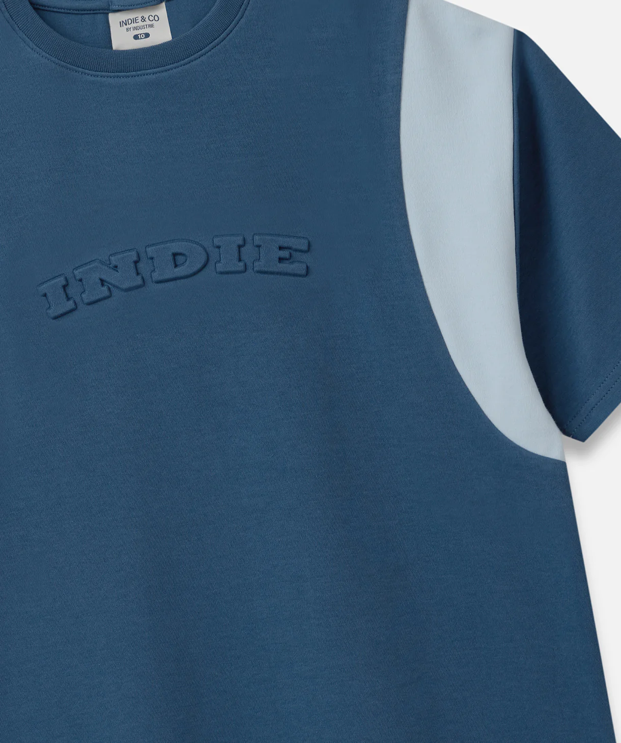 The Pier Embossed Tee - Wash Ocean - Image 2