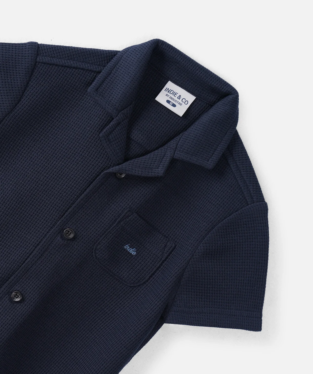 The New Flynn S/s Shirt - Navy - Image 2
