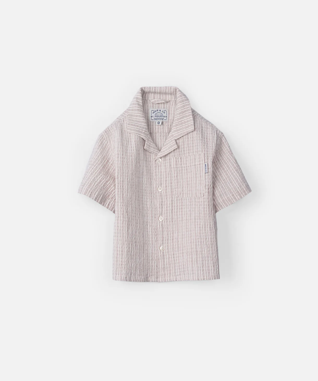 The Caleta S/s Shirt - Buckwheat/Cream