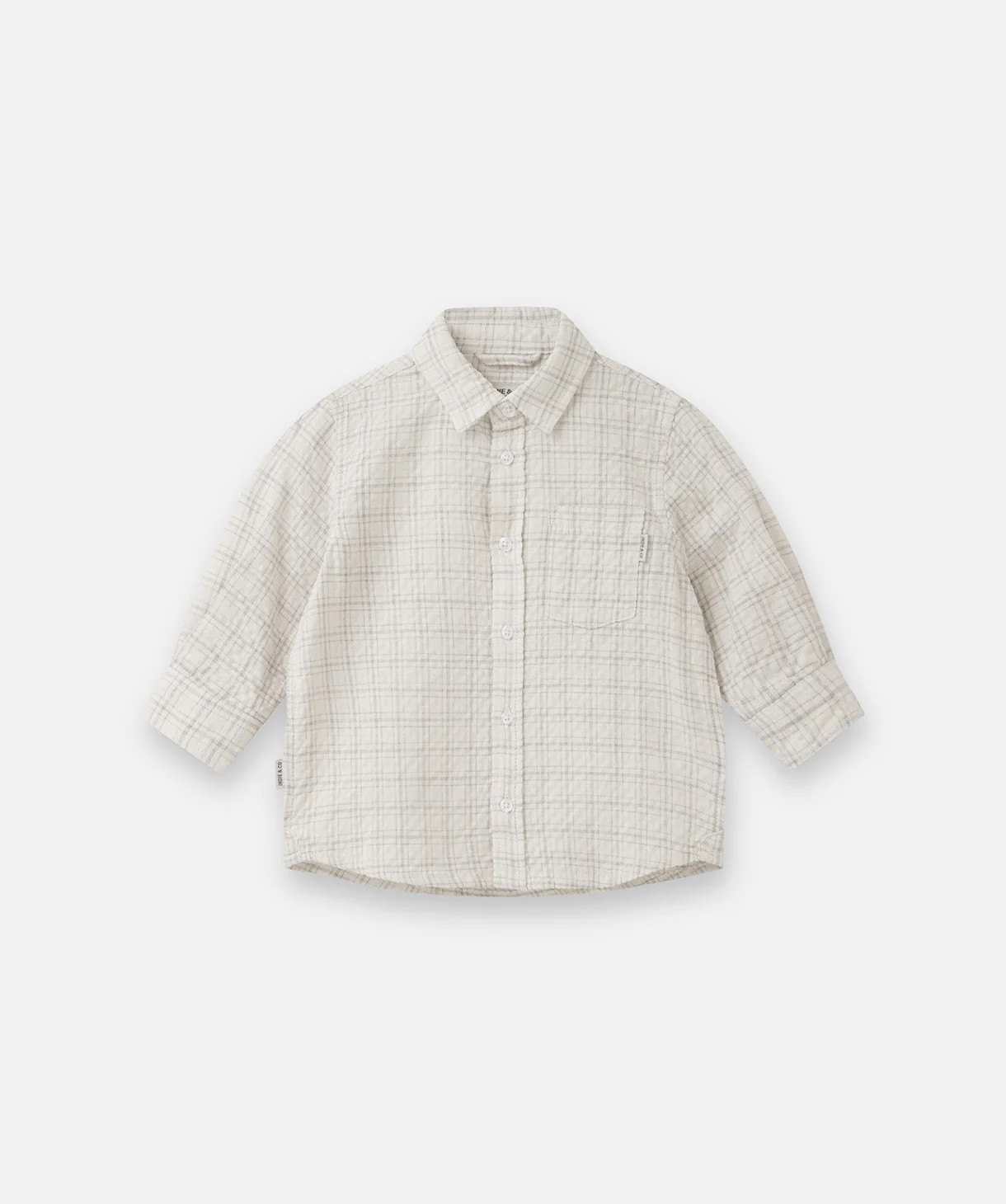 The Oswald Ls Shirt - Stone Combo