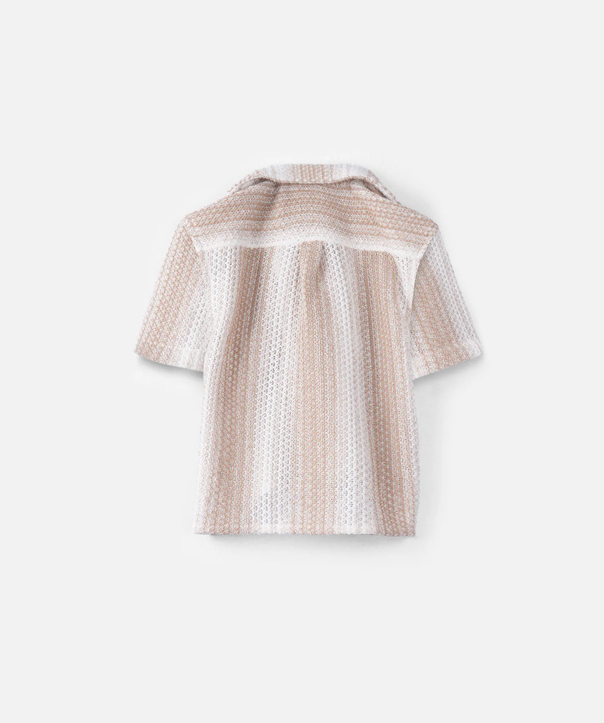 The Lagos S/s Shirt - Mustard/Off White - Image 3