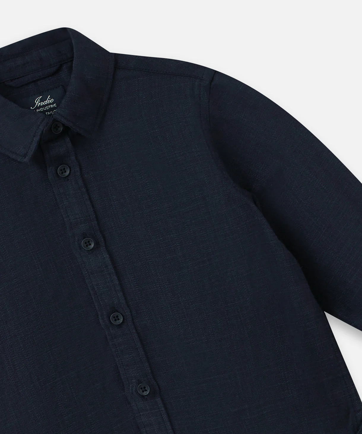The Lawson Textured L/s Shirt - Navy - Image 2