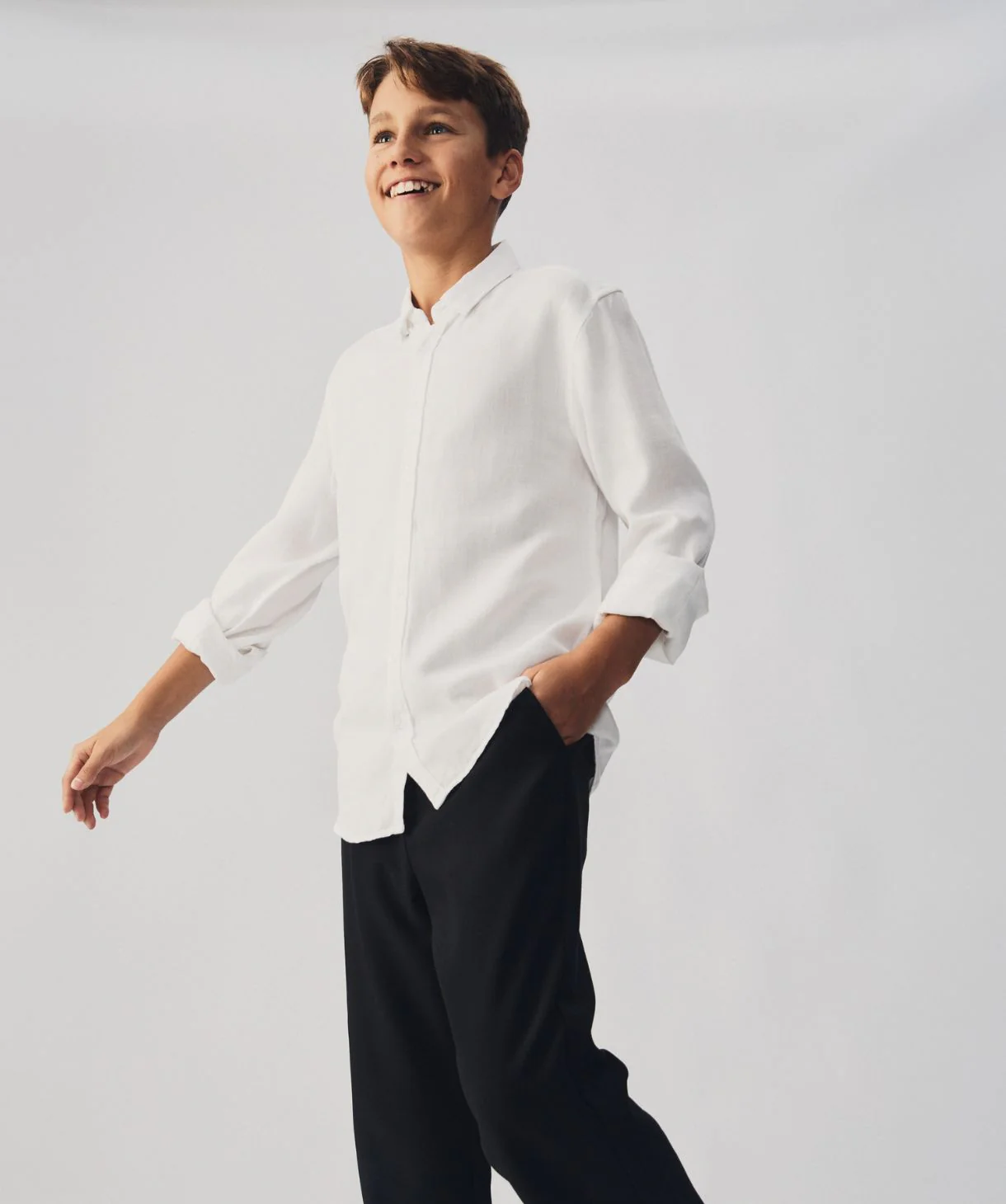 The Lawson Textured L/s Shirt - White - Image 2