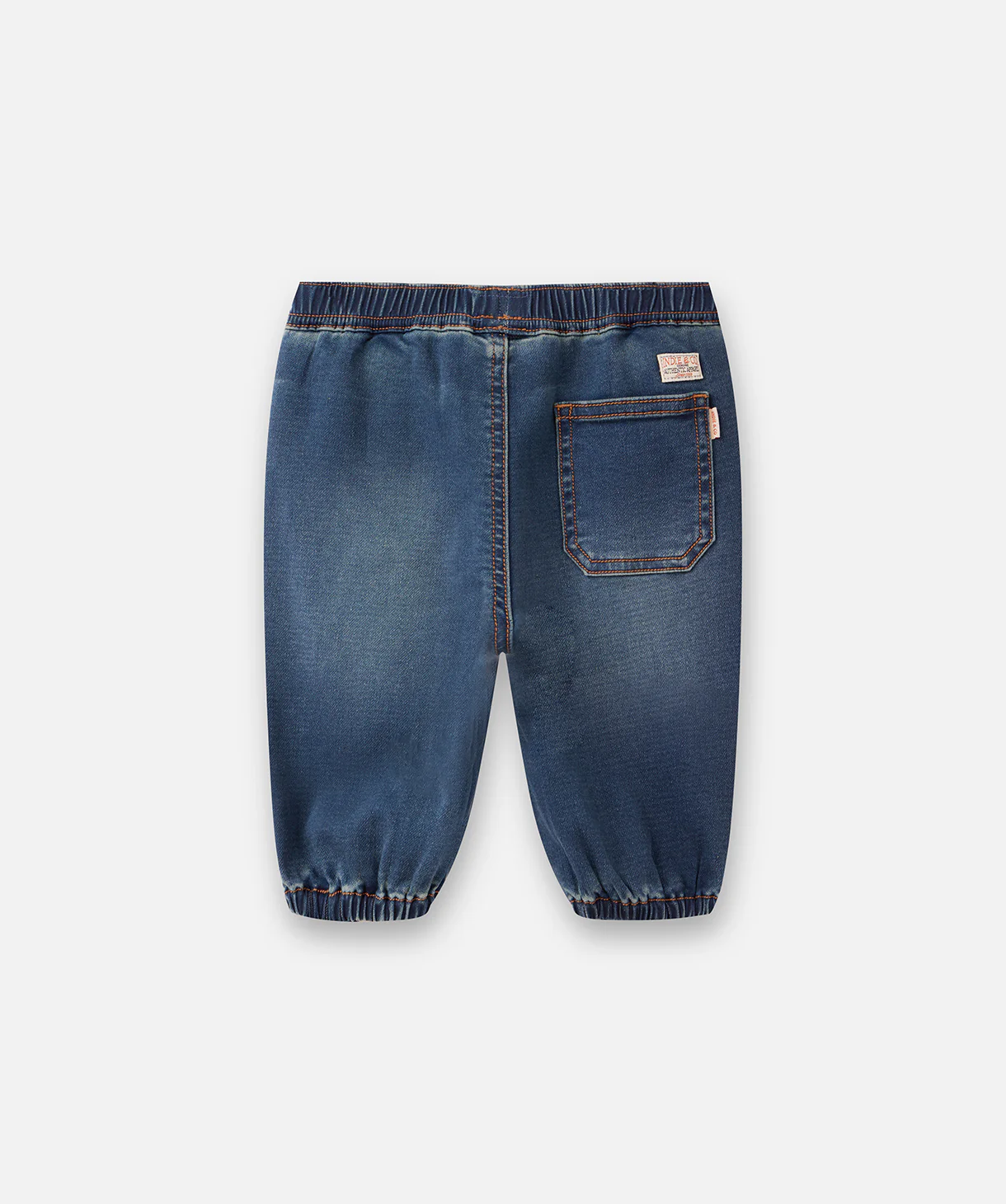 The Benson Pull On Pant - Blue Denim - Image 3