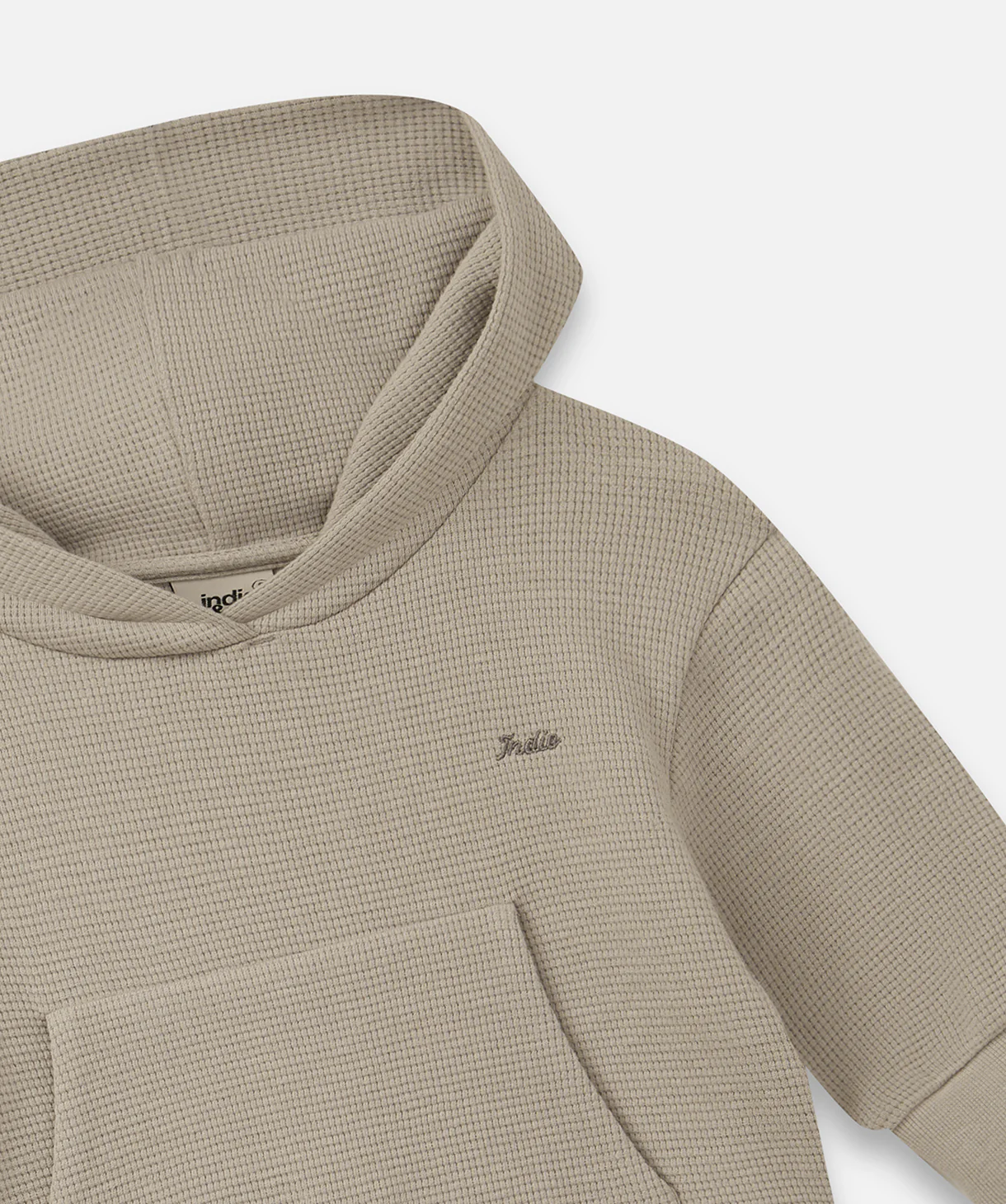 The Jackson Waffle Hoodie - Mushroom - Image 3