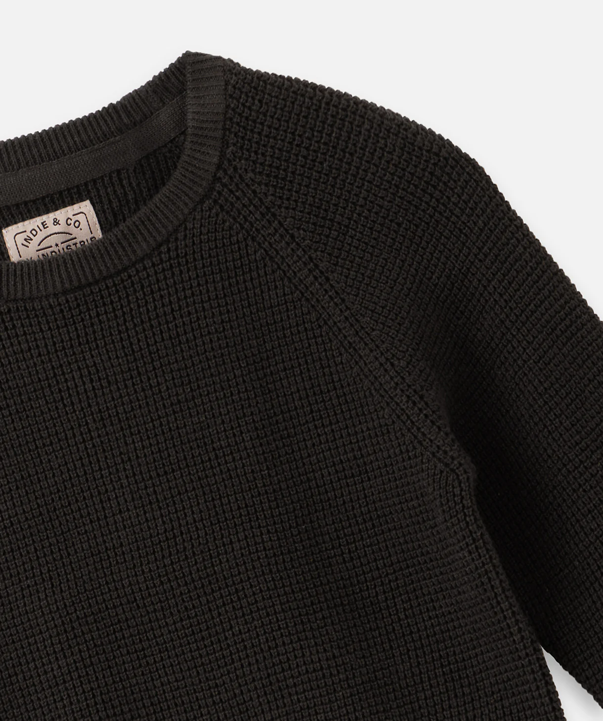 The Summit Raglan Knit - Espresso - Image 2