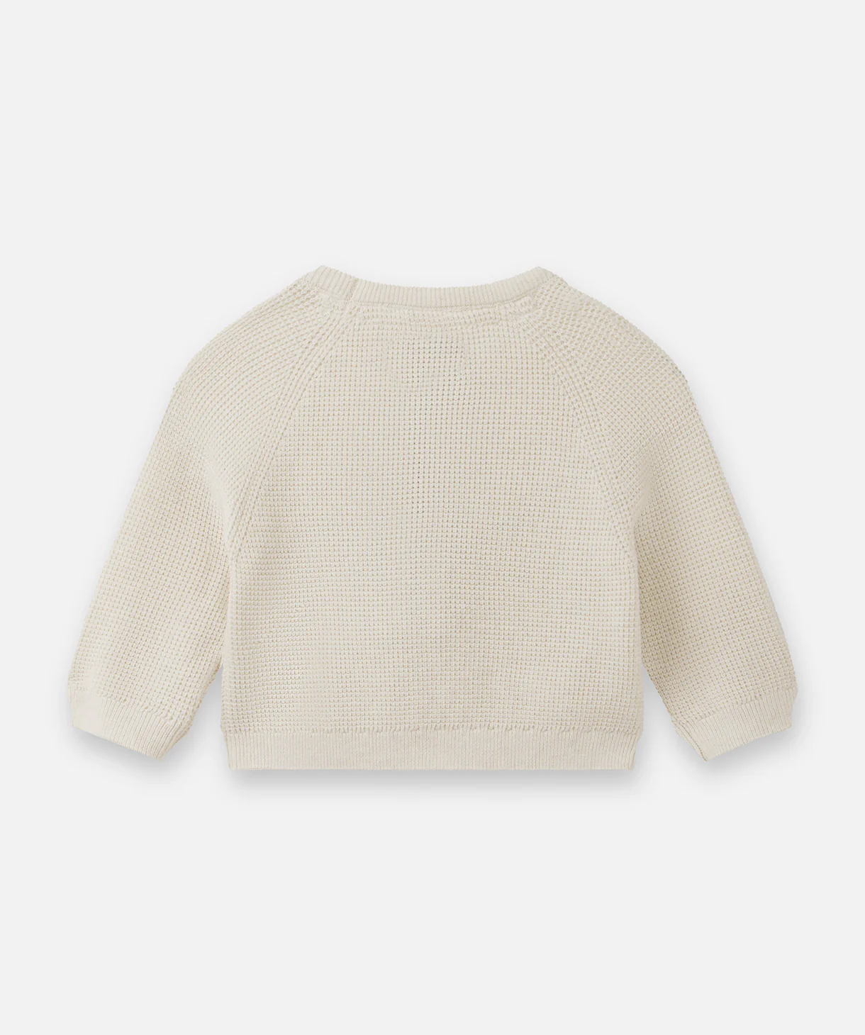 The Summit Raglan Knit - Lt Oat Melange - Image 3