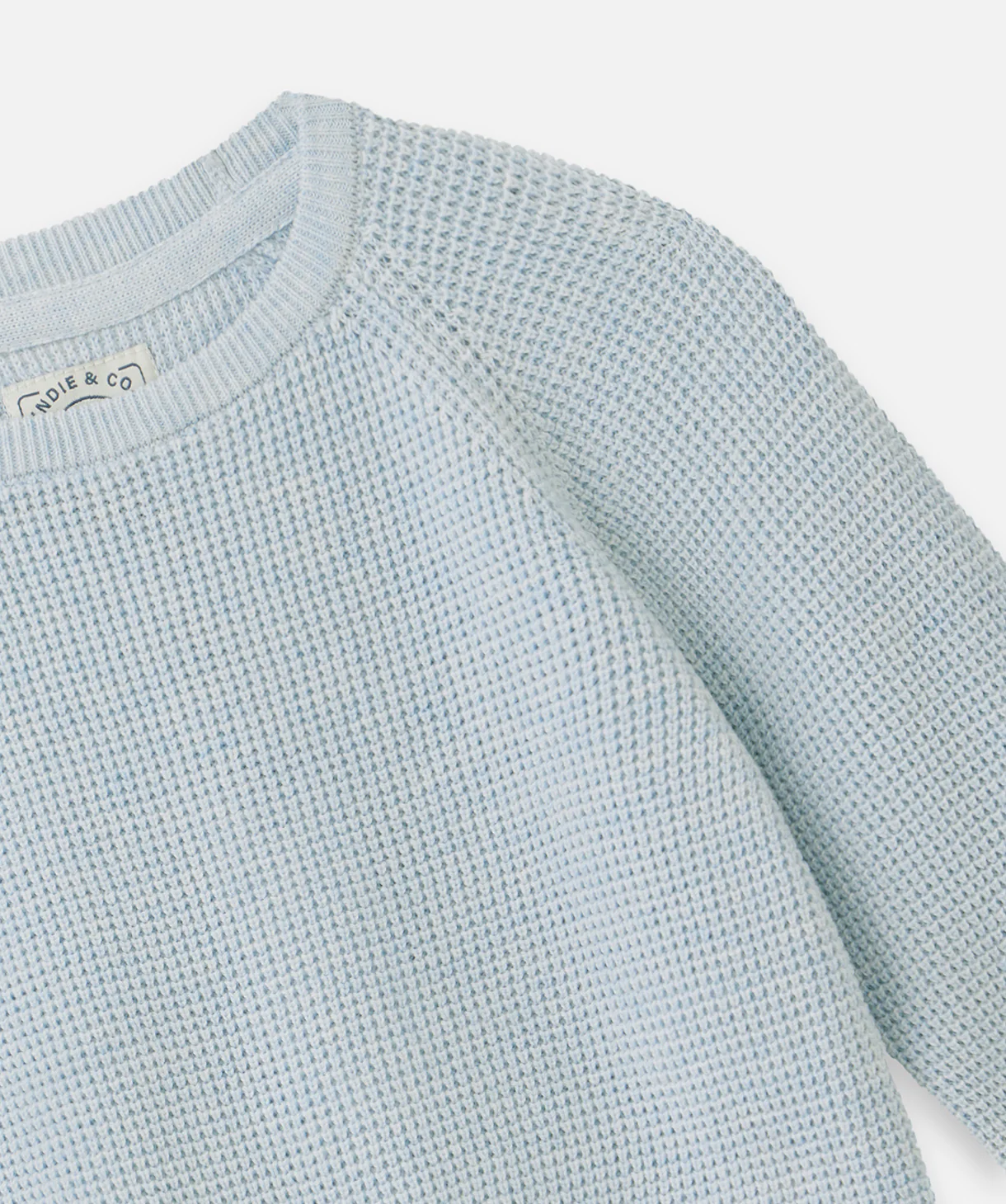 The Summit Raglan Knit - Sky Marle - Image 3