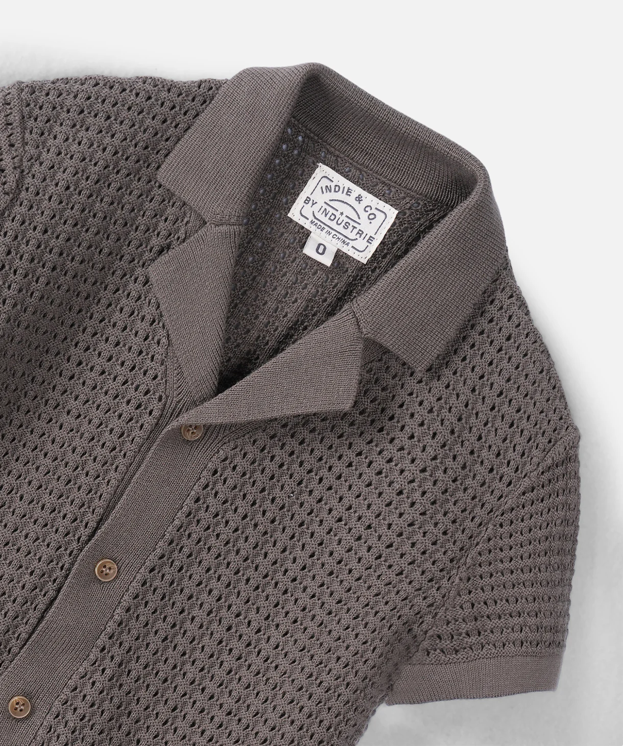 The Montage S/s Shirt - Bark - Image 2