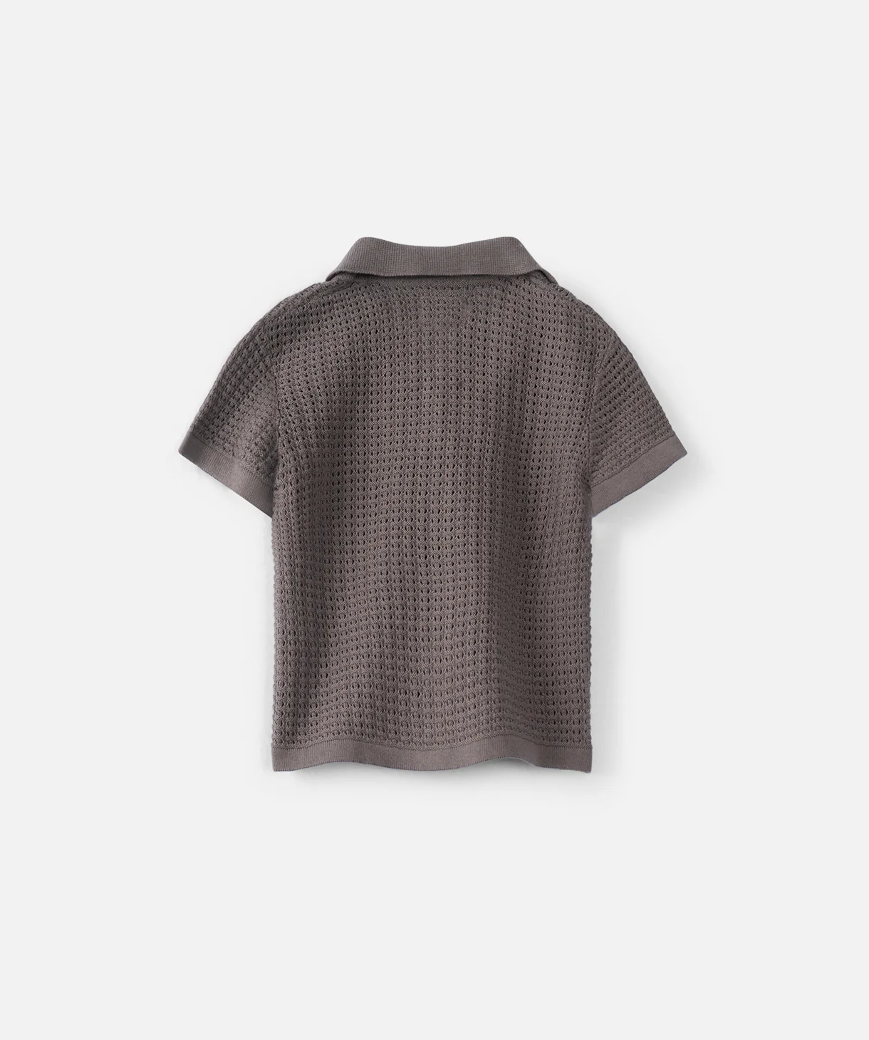 The Montage S/s Shirt - Bark - Image 3