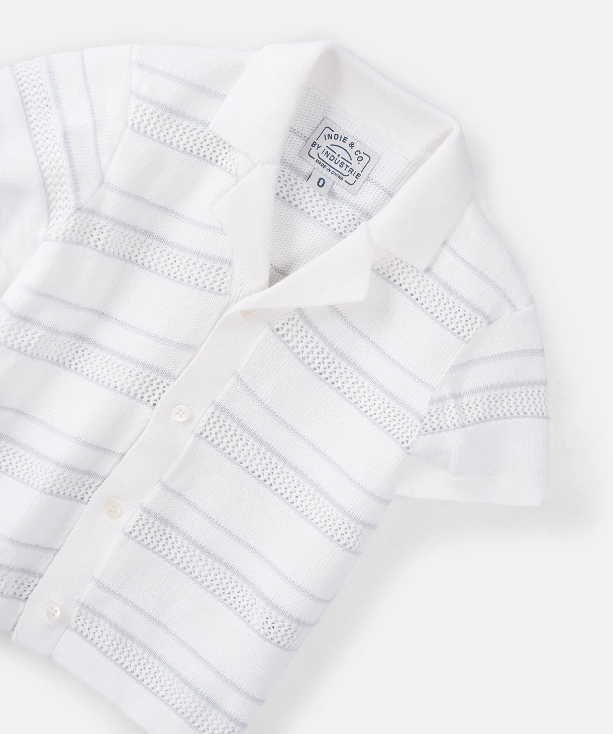 The Atlantic S/s Shirt - Chalk/Arctic - Image 2