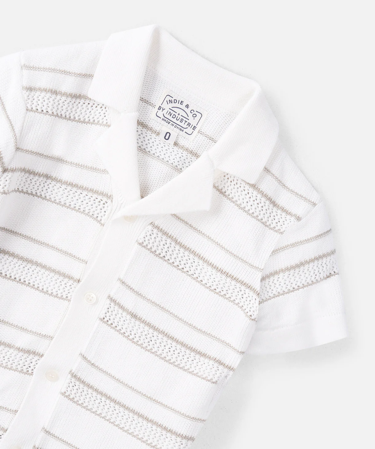 The Atlantic S/s Shirt - Stone/Sage - Image 2