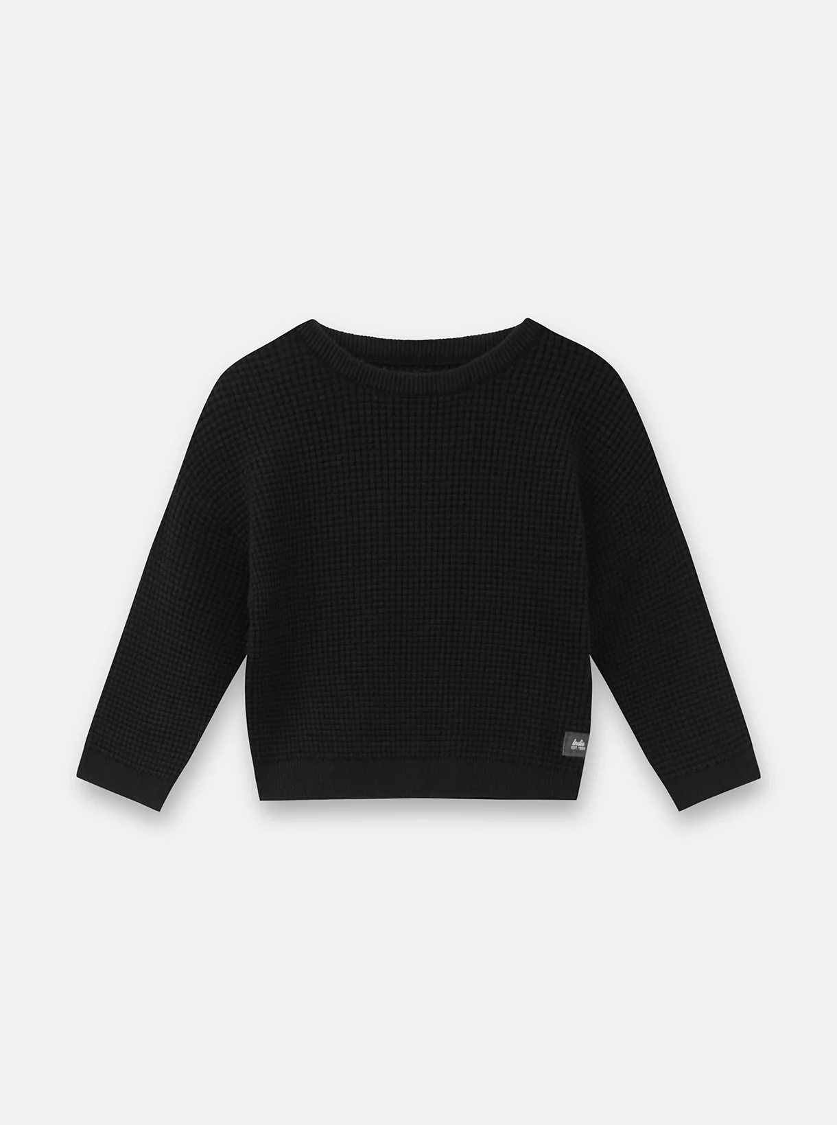 The Indie Philly Waffle Knit - Black