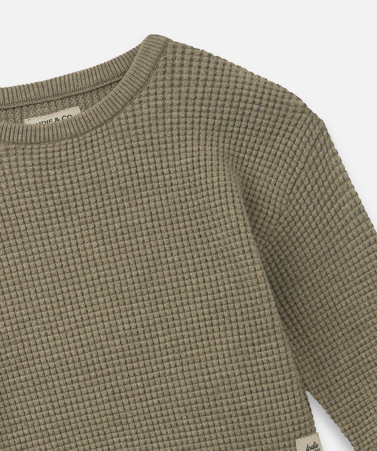 The Indie Philly Waffle Knit - Tweed Marle - Image 3