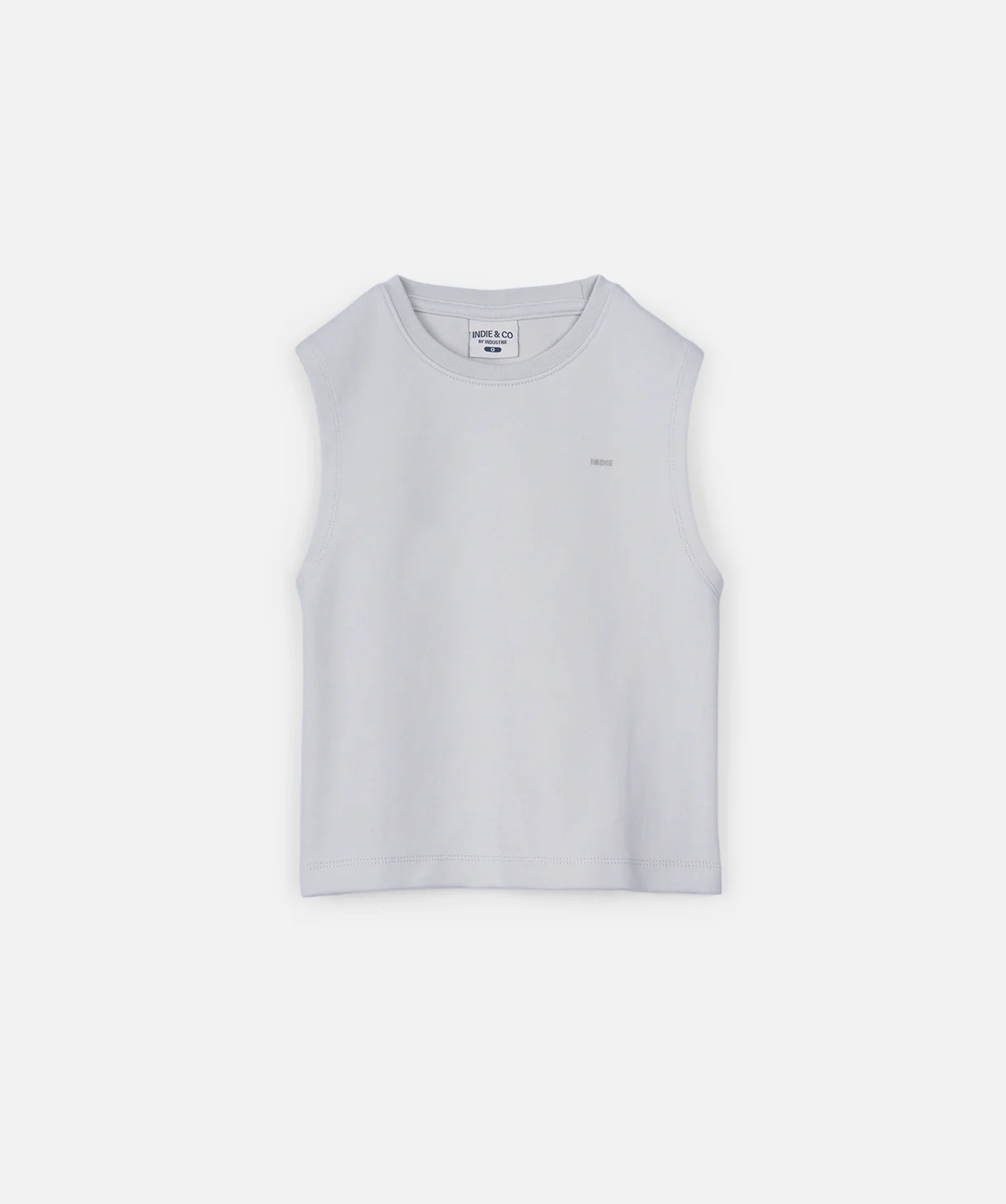 The Newport Muscle Tee - Silver Blue