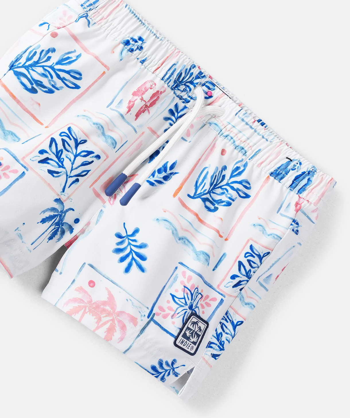 The Riviera Swim Trunk - Lt Blue/Multi - Image 2