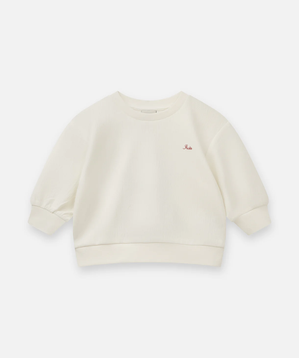 The Lugo Textured Sweat - Cream