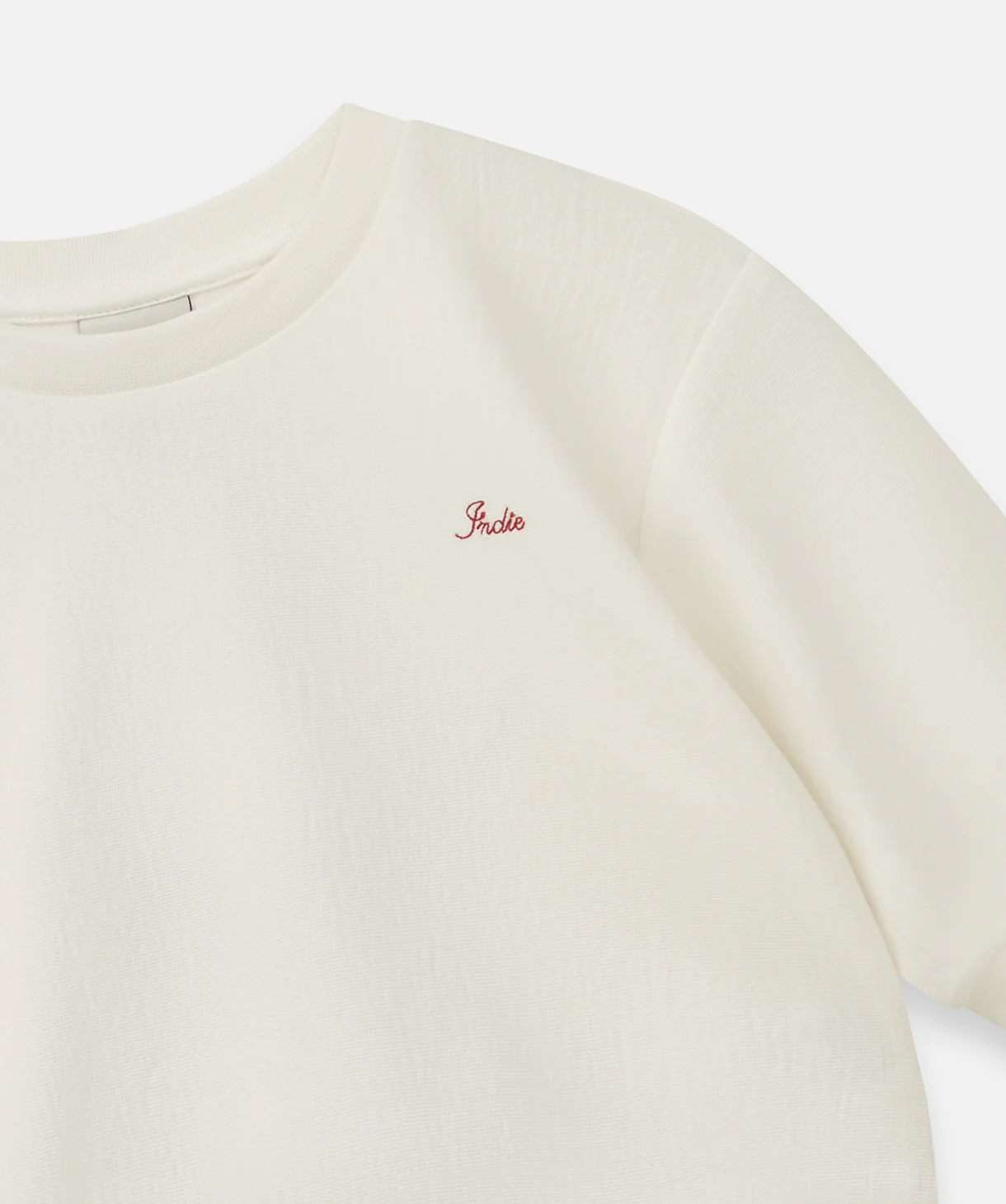 The Lugo Textured Sweat - Cream - Image 3