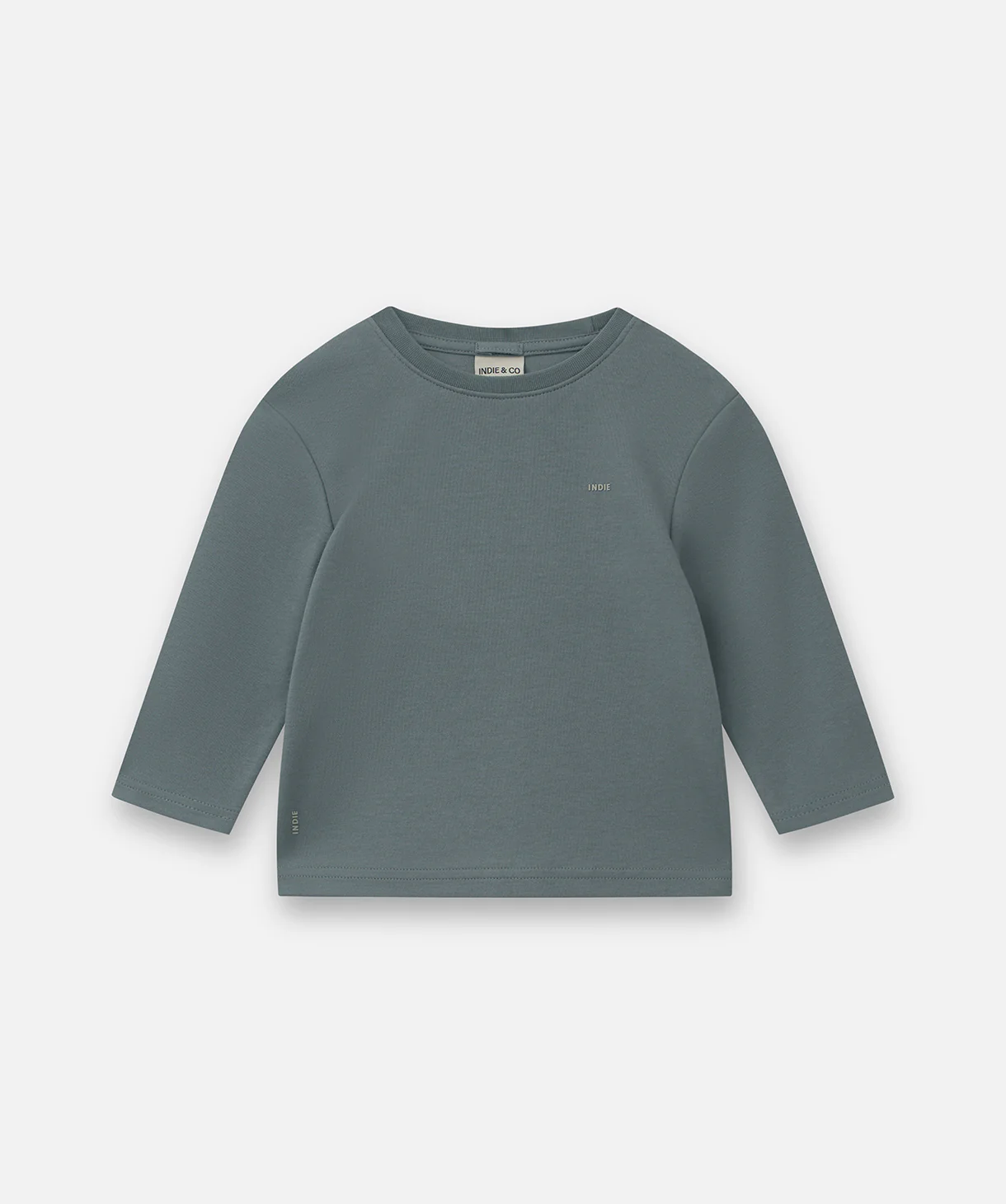 The Indie Newport Ls Tee - Petrol Blue