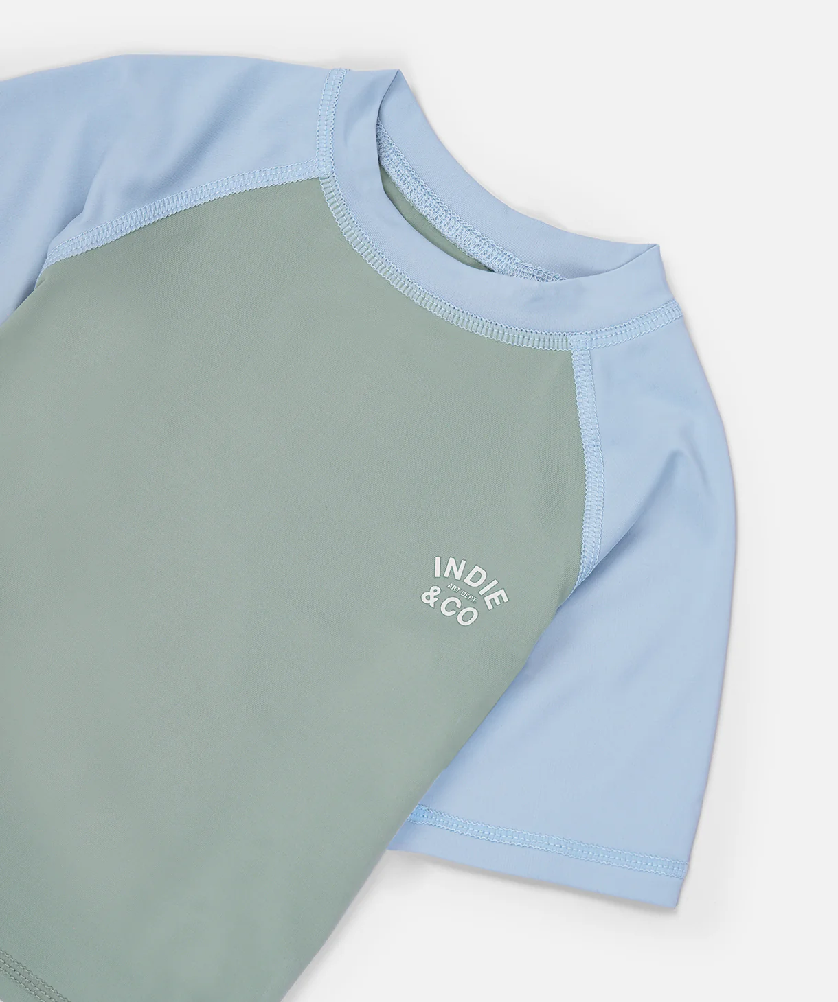The Union S/s Rashie - Meadow/Day Blue - Image 3