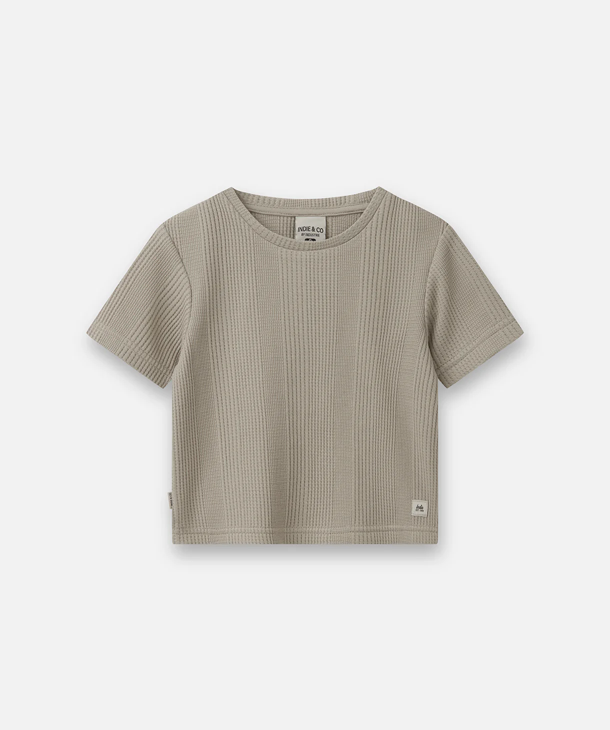 The Veneto Waffle Tee - Mojave