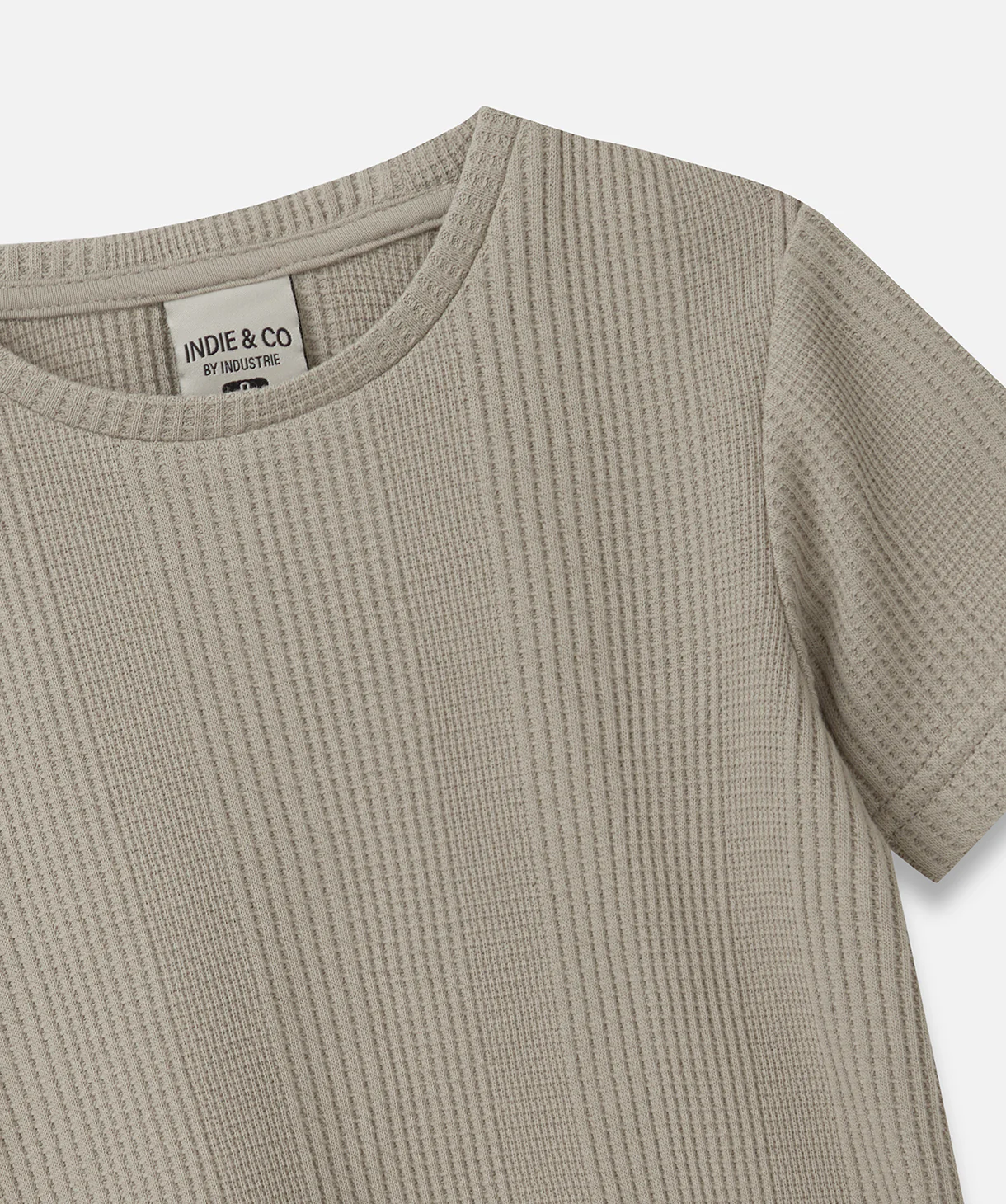 The Veneto Waffle Tee - Mojave - Image 2