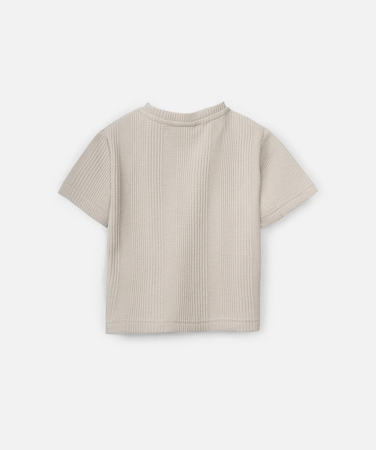 The Veneto Waffle Tee - Mushroom - Image 3
