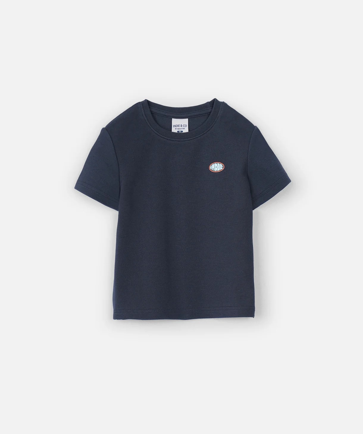 The Stacked Tee - Slate/Mint