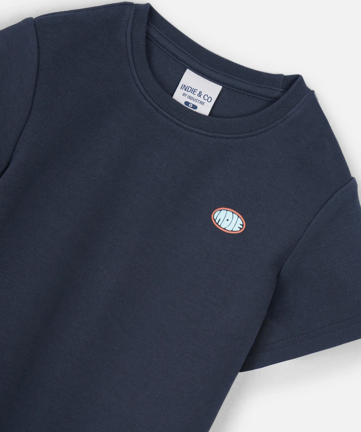 The Stacked Tee - Slate/Mint - Image 3