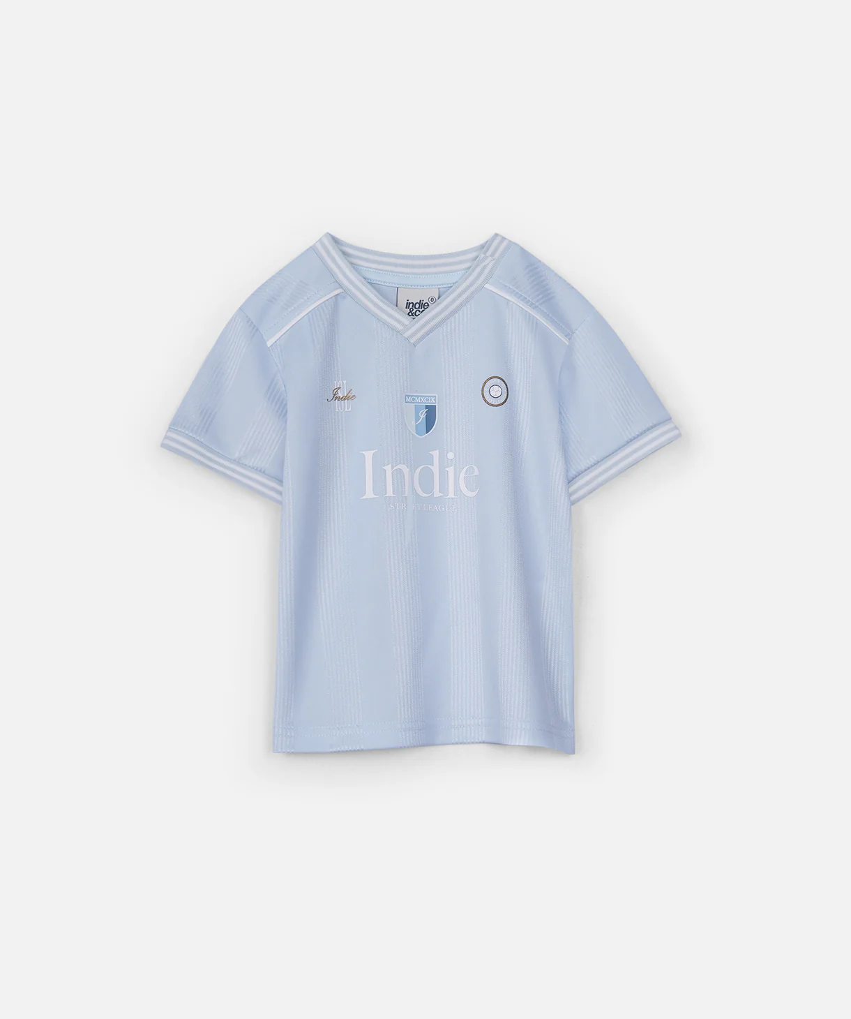 The Arena Jersey Tee - Lt Blue - Image 2