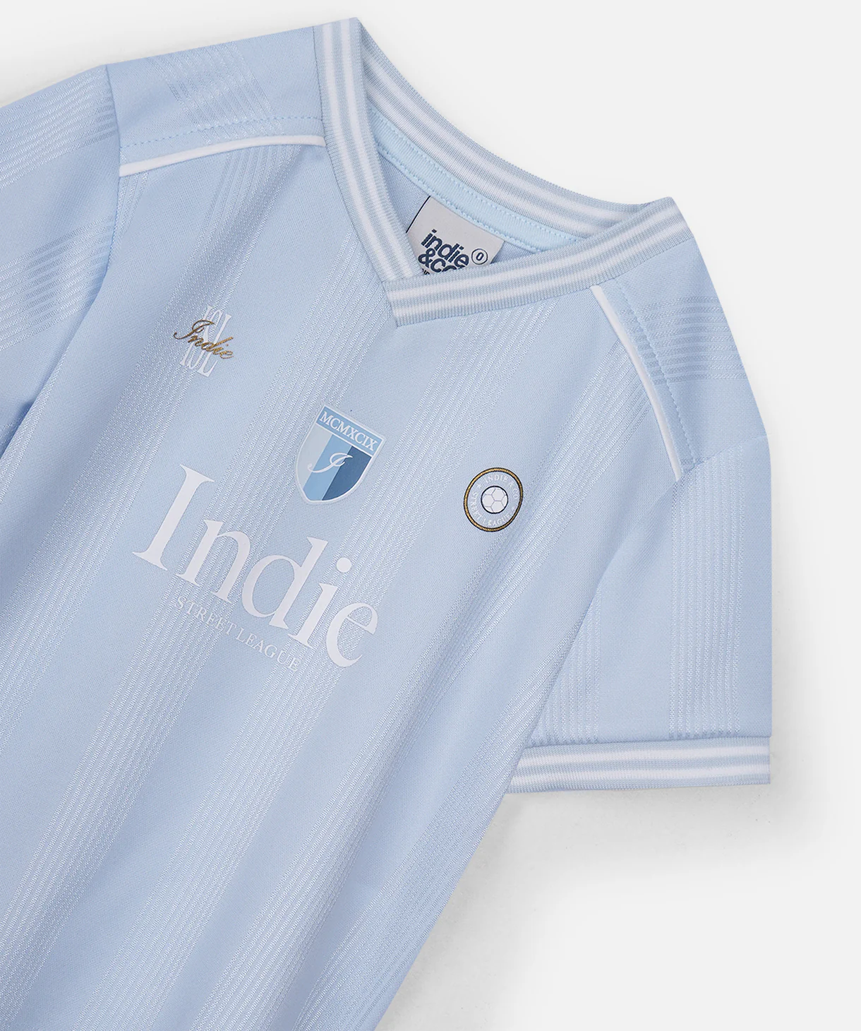 The Arena Jersey Tee - Lt Blue - Image 6