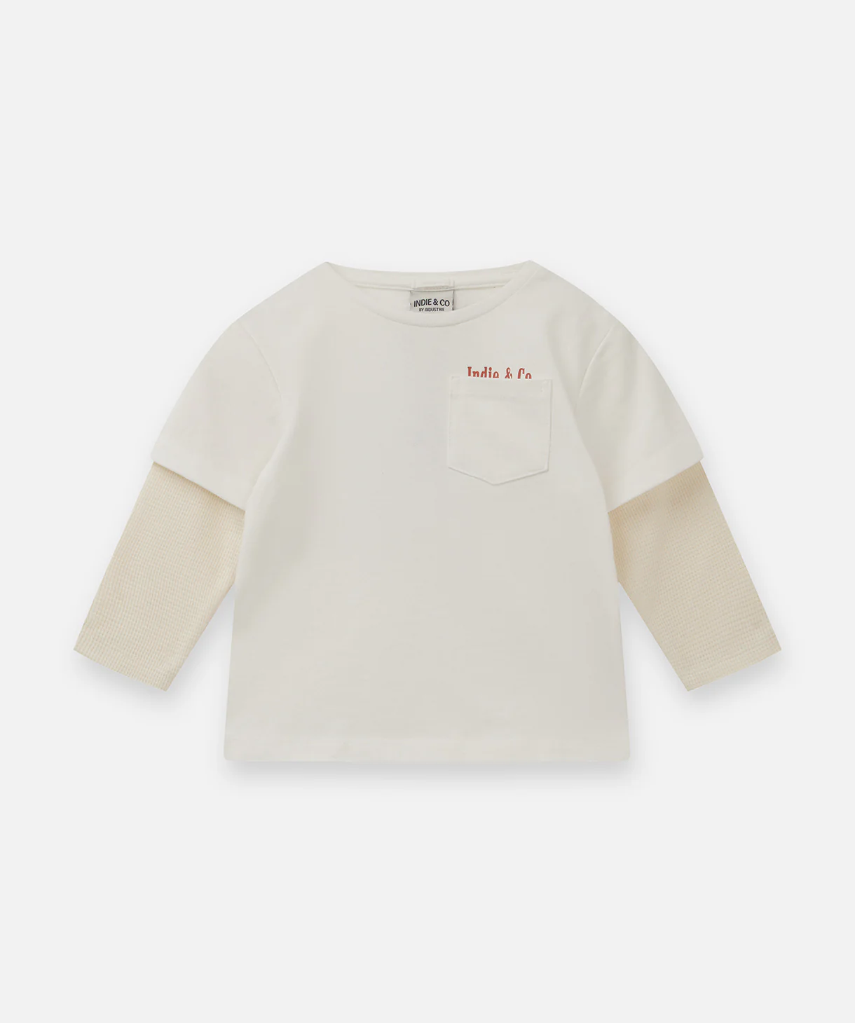 The Venice L/s Tee - White/Cream