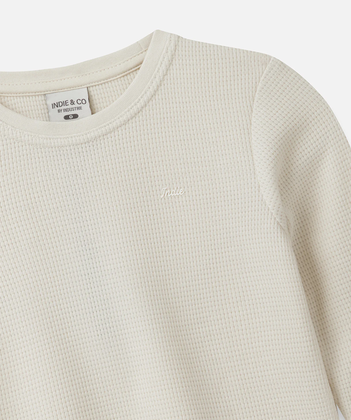 The Bryant Waffle Ls Tee - Sand - Image 2