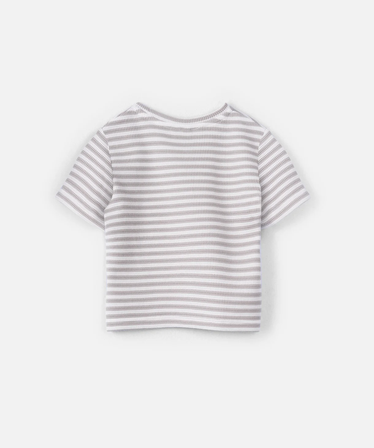 The Bergen Tee - White/Mushroom - Image 3