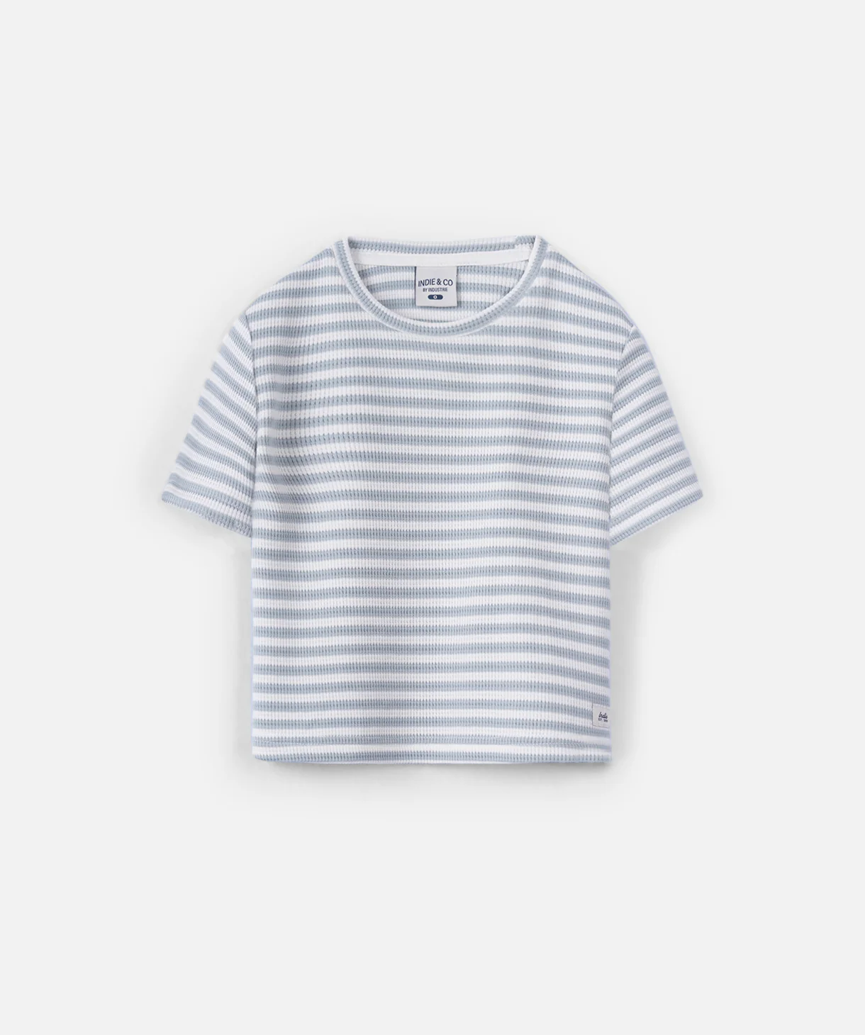 The Bergen Tee - White/Steel