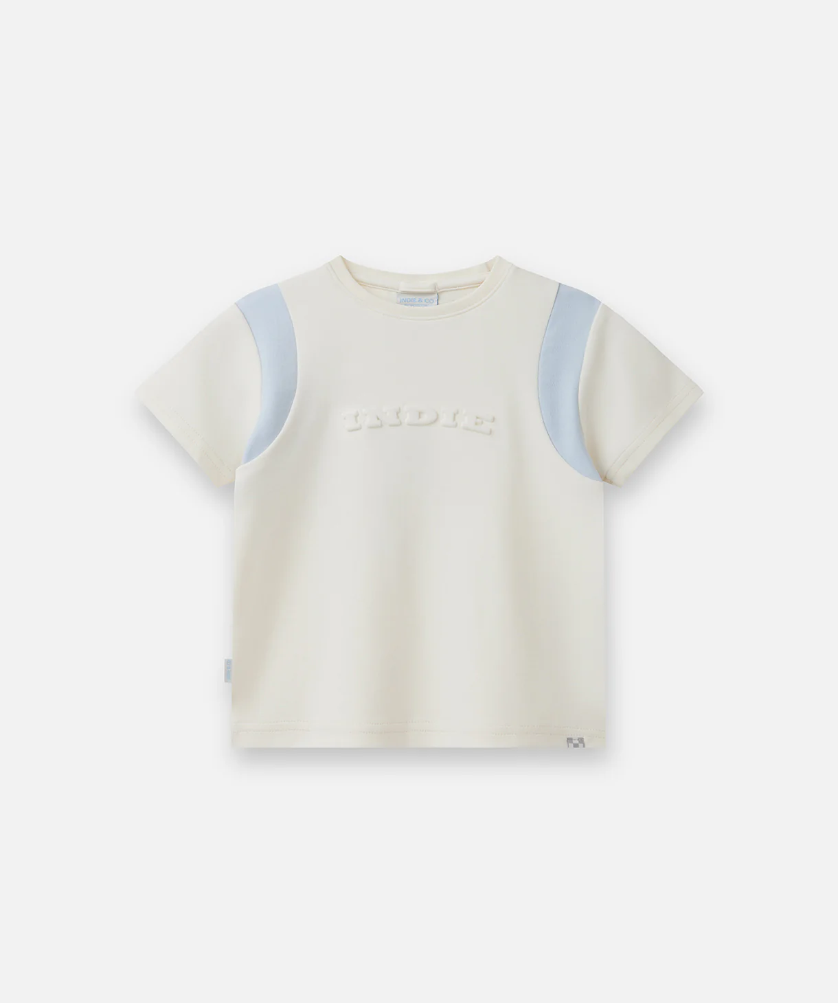 The Pier Embossed Tee - Cream