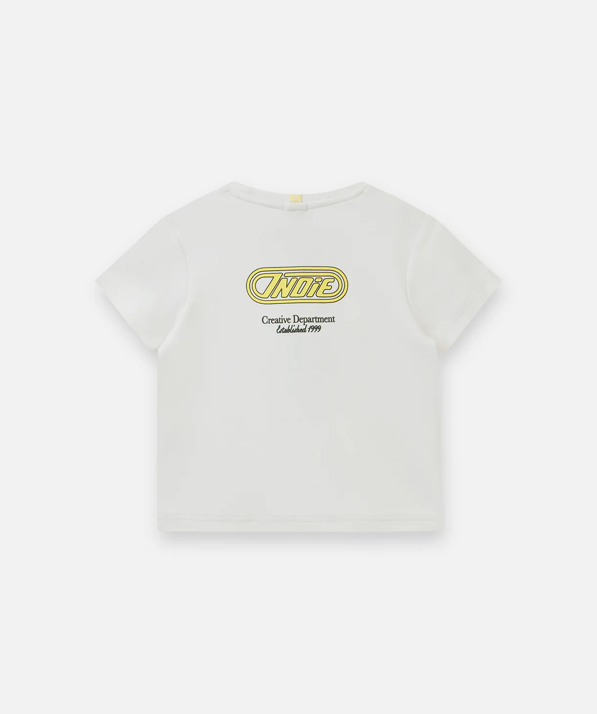 The Avenue Tee - White/Pale Yellow - Image 3