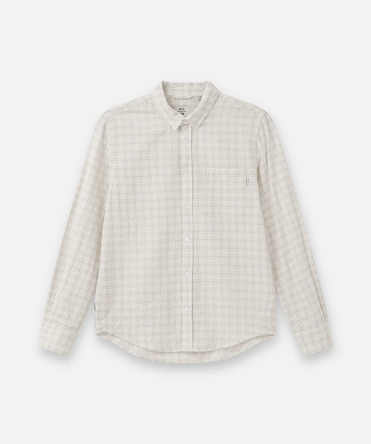 The Oswald Ls Shirt - Stone Combo
