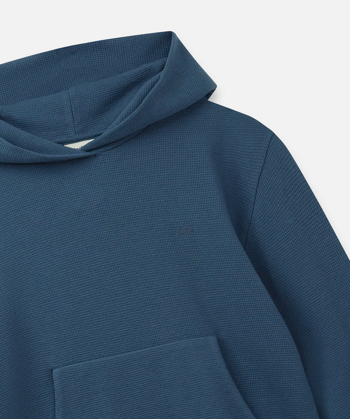 The Jackson Waffle Hoodie - Wash Ocean - Image 3