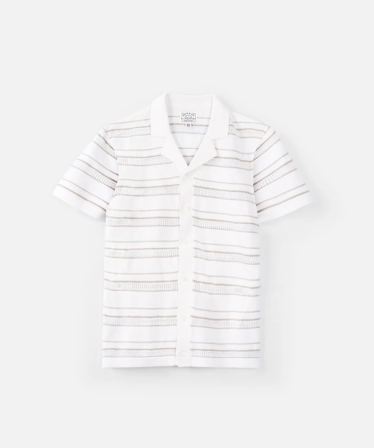 The Atlantic S/s Shirt - Stone/Sage