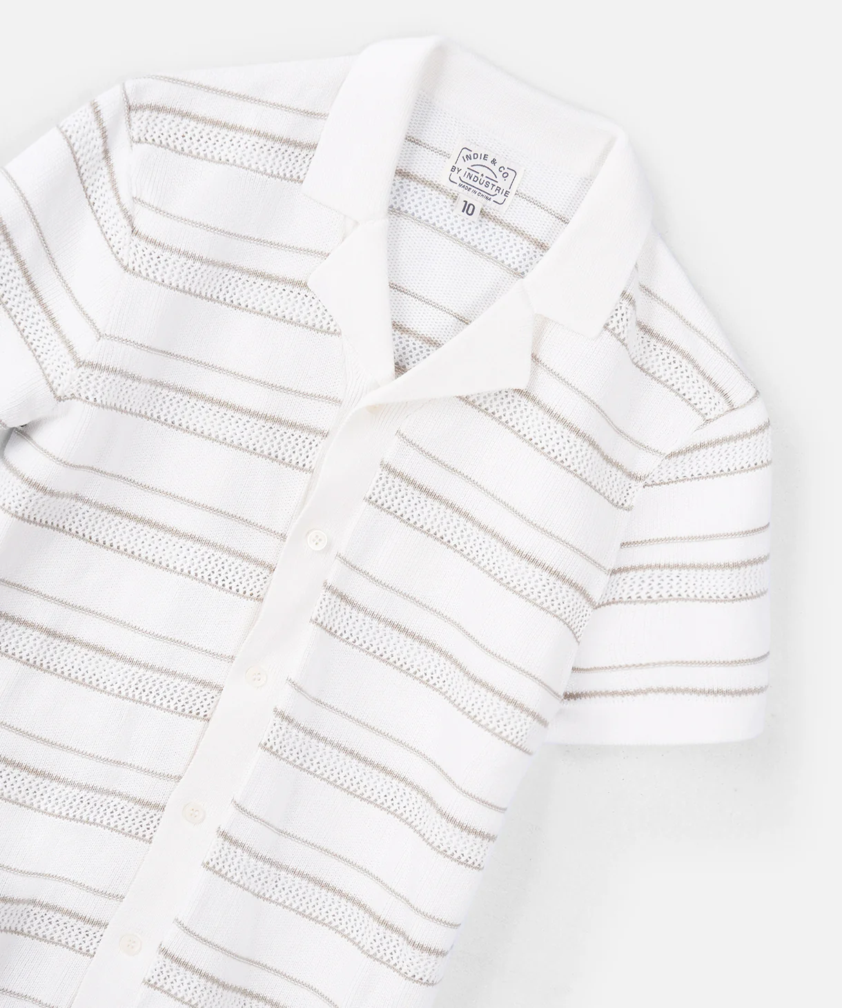 The Atlantic S/s Shirt - Stone/Sage - Image 2
