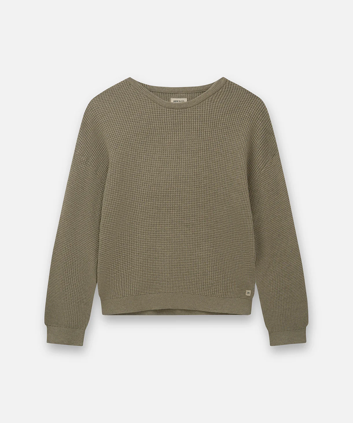 The Indie Philly Waffle Knit - Tweed Marle