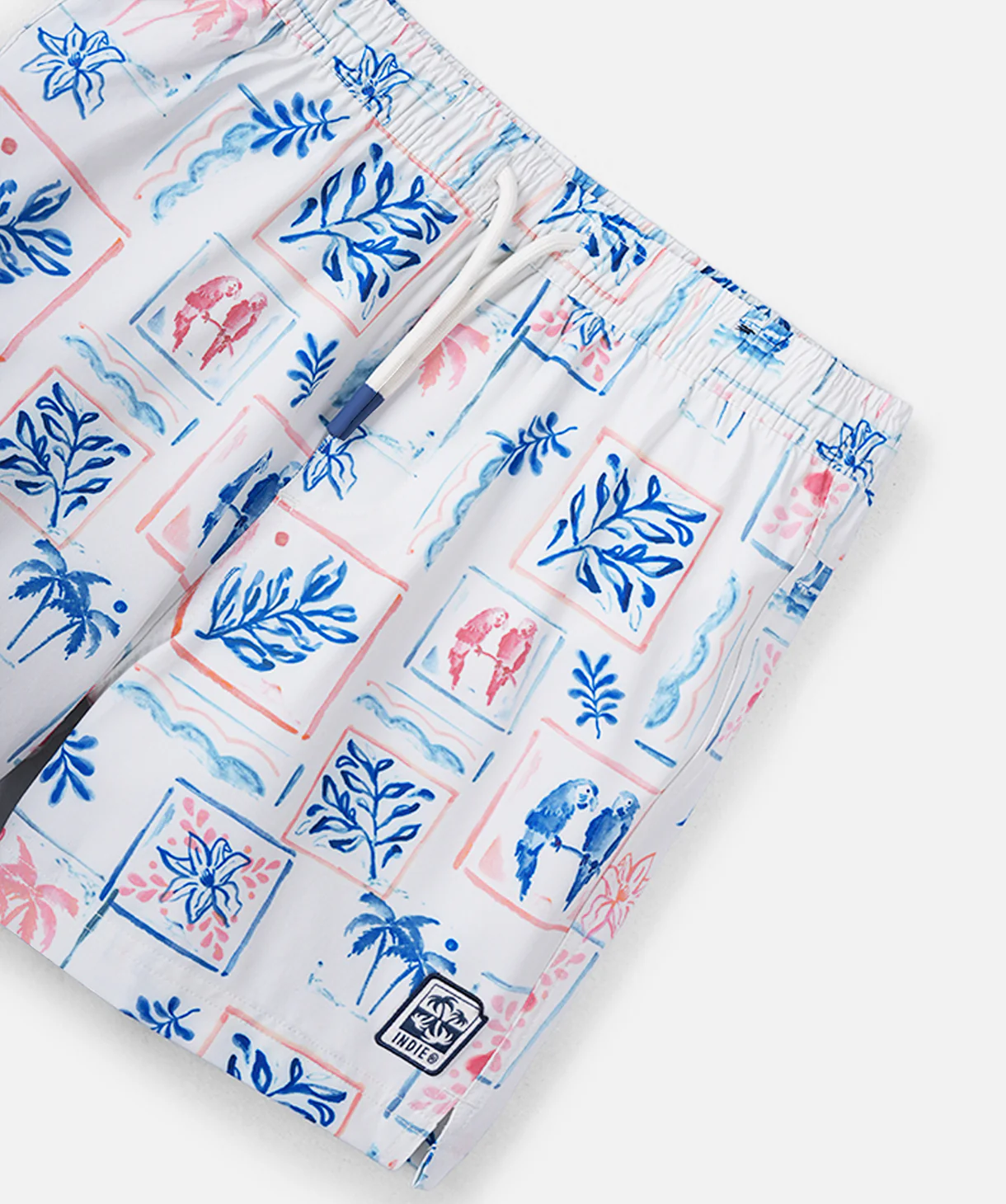 The Riviera Swim Trunk - Lt Blue/Multi - Image 2
