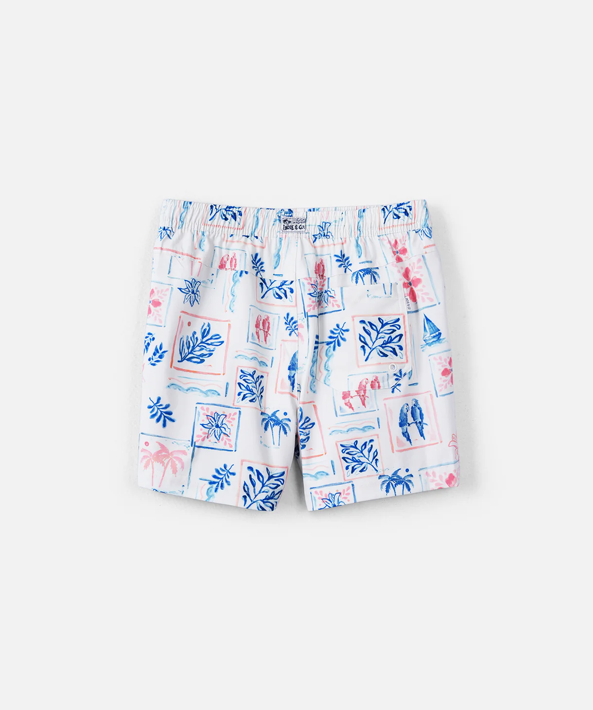 The Riviera Swim Trunk - Lt Blue/Multi - Image 3