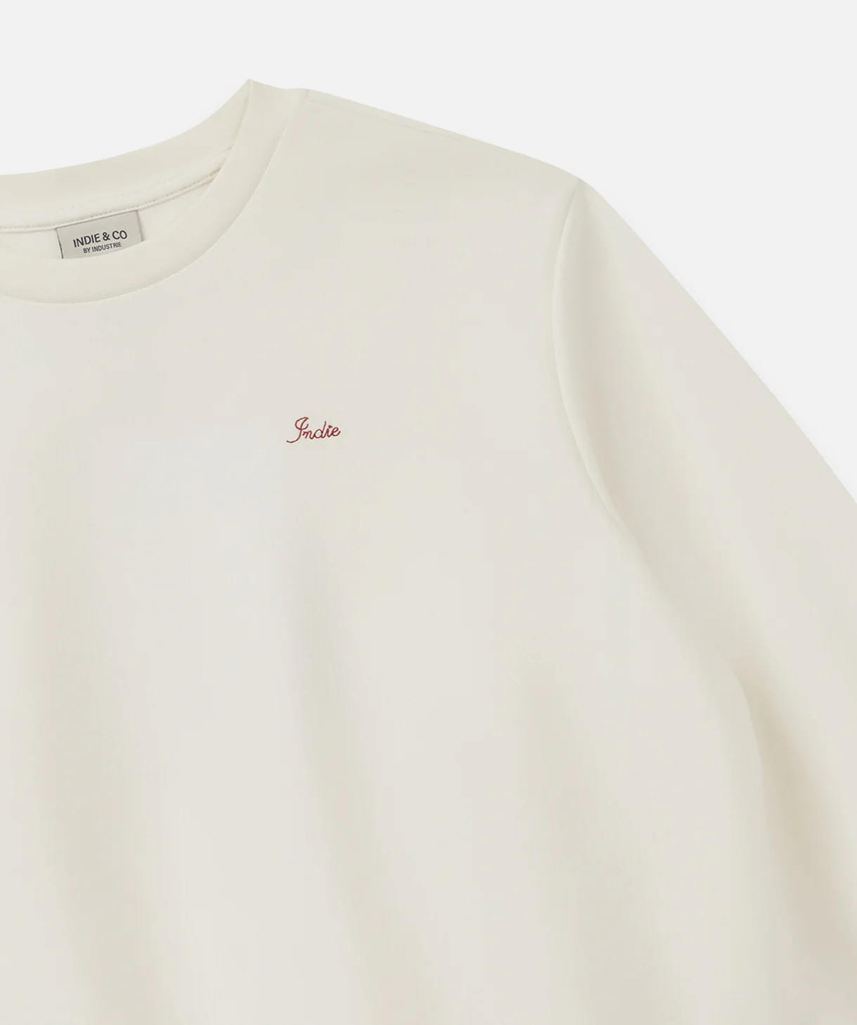 The Lugo Textured Sweat - Cream - Image 3