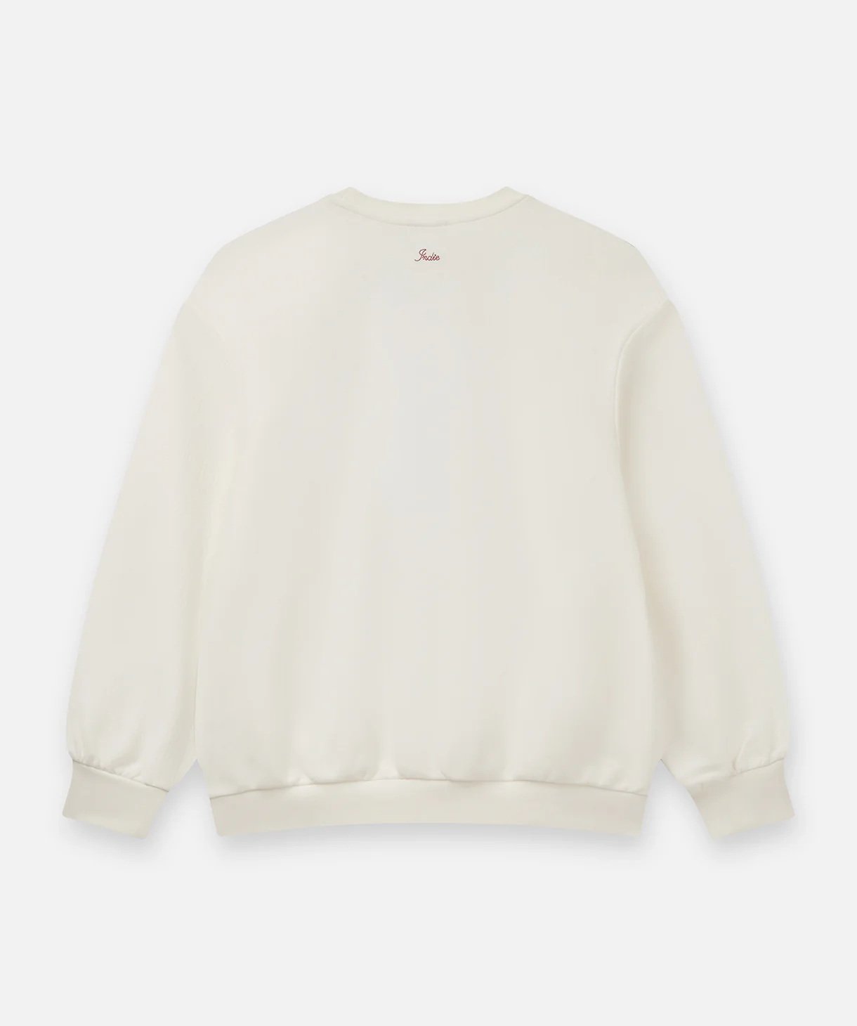The Lugo Textured Sweat - Cream - Image 4