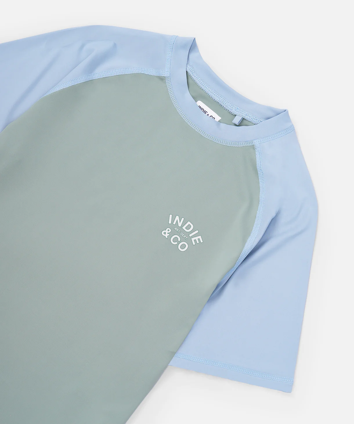 The Union S/s Rashie - Meadow/Day Blue - Image 3
