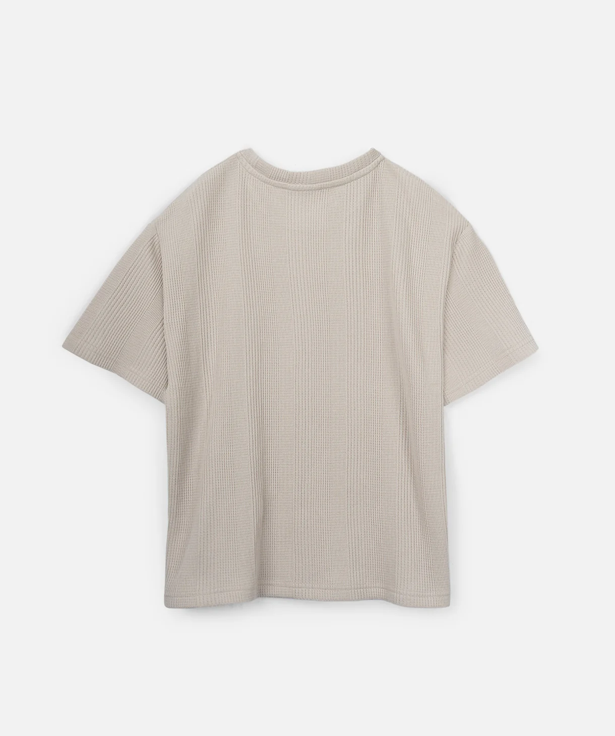 The Veneto Waffle Tee - Mushroom - Image 3